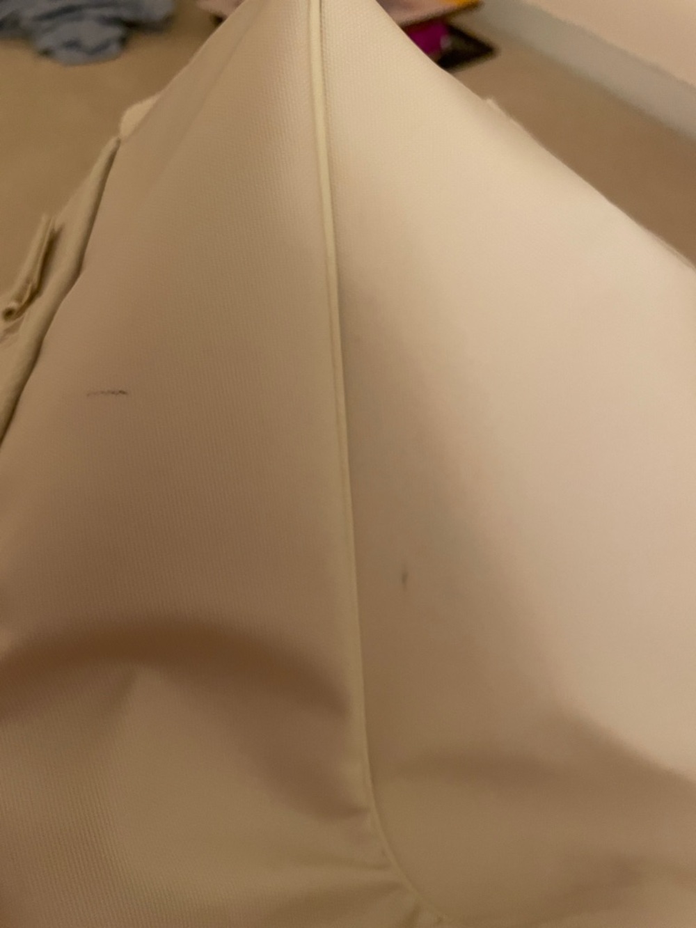BEIS Cream-White Tote Bag with Front Pocket - Picture 4 of 9